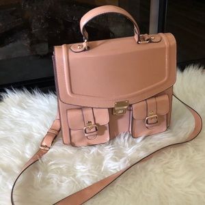 Melie bianco nude top handle crossbody bag